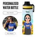 Personalized Stainless Steel Water Bottle with Custom Name & Avatar | Leak-Proof Bottle