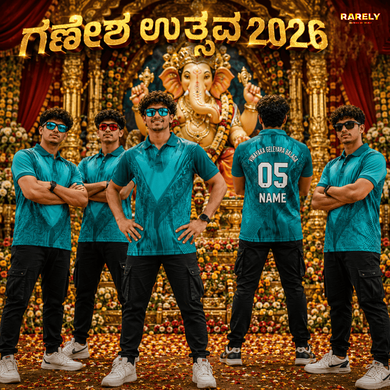 Custom Ganesha Chaturthi T-Shirts | Personalized Ganpati Tees ( RG-12 )