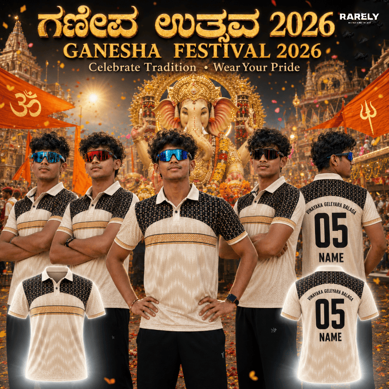 Custom Ganesha Chaturthi T-Shirts | Personalized Ganpati Tees ( RG-21 )