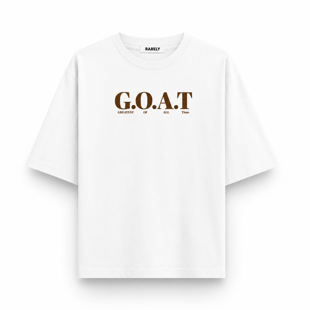 Virat Kohli GOAT Oversized Unisex T-Shirt | Virat Kohli Fan Merchandise