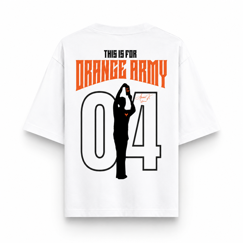 Abhishek Sharma Orange Army Unisex T-Shirt