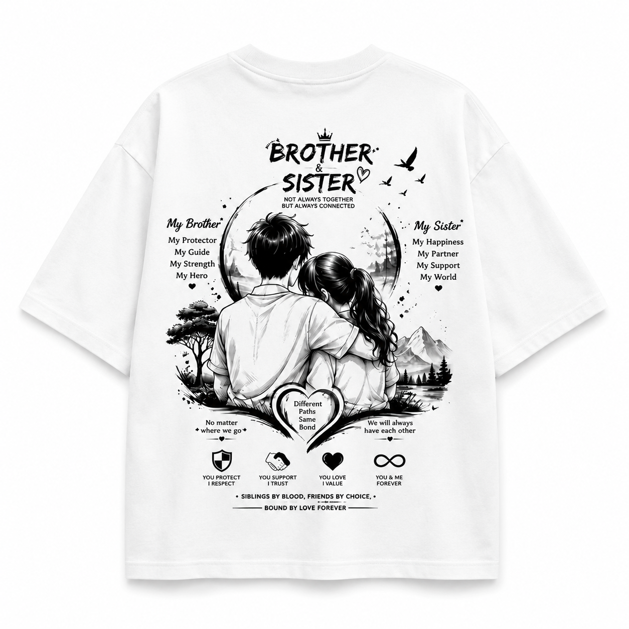 Brother & Sister Oversized T-Shirt
