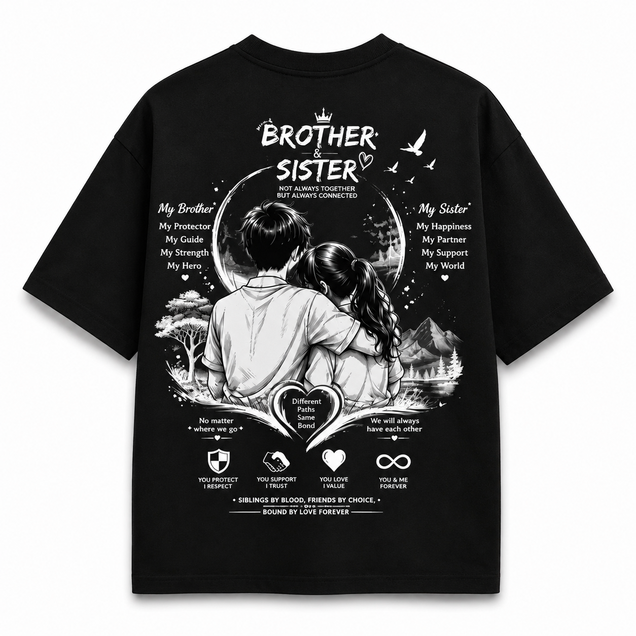 Brother & Sister Oversized T-Shirt