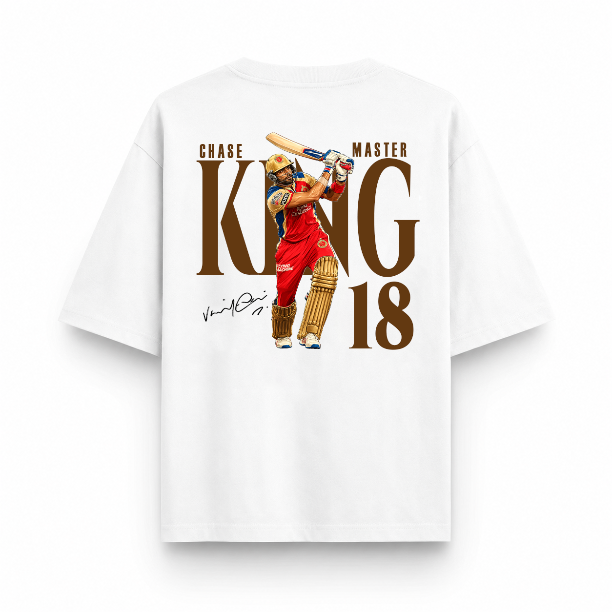 Virat Kohli GOAT Oversized Unisex T-Shirt | Virat Kohli Fan Merchandise
